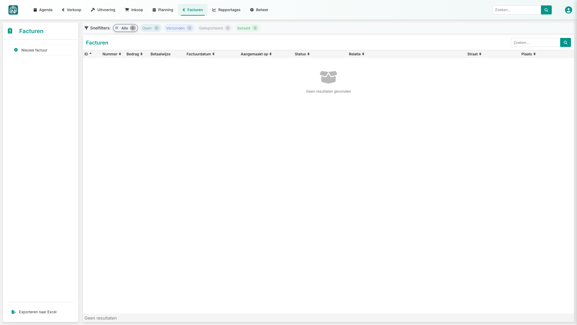 Nexus ERP - Verkoop en facturatie